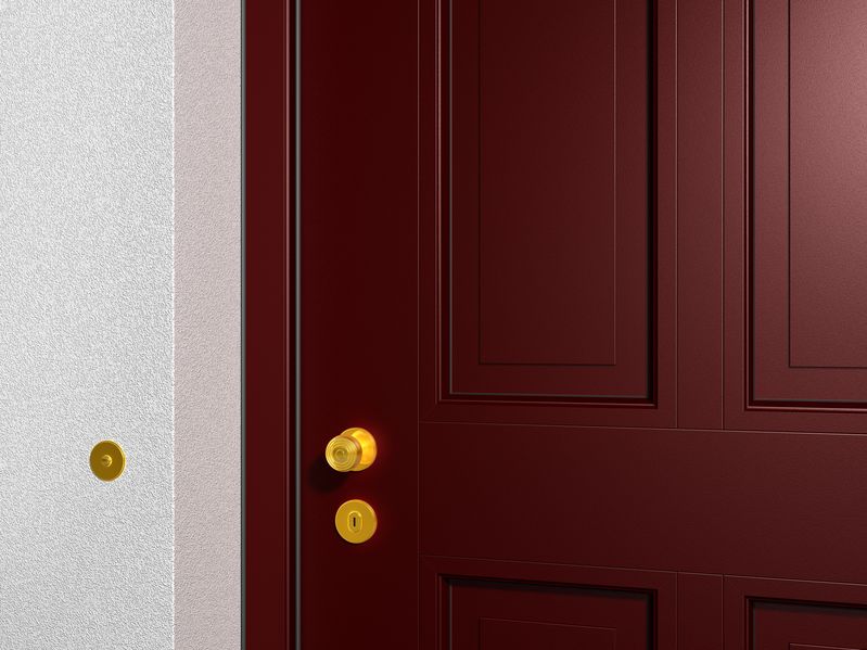 peinture porte entrée
